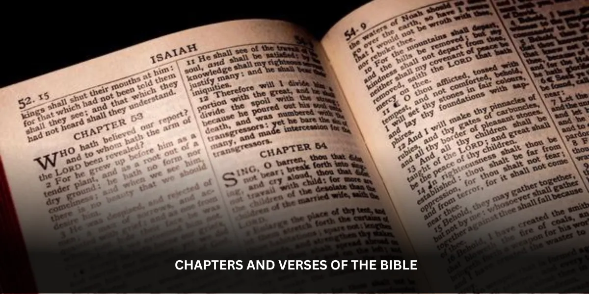 Chapters and verses of the Bible