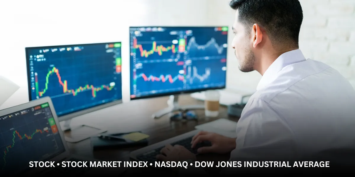 Stock • Stock market index • Nasdaq • Dow Jones Industrial Average