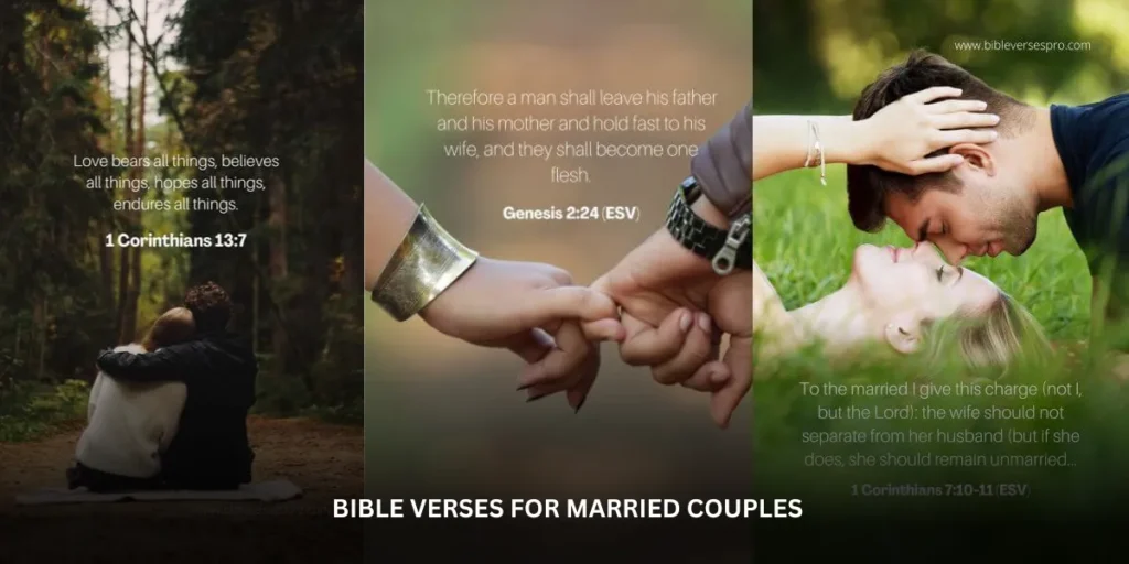 bible verses for married couples