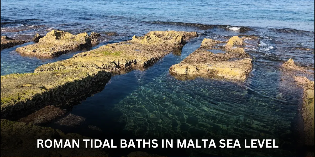 roman tidal baths in malta sea level