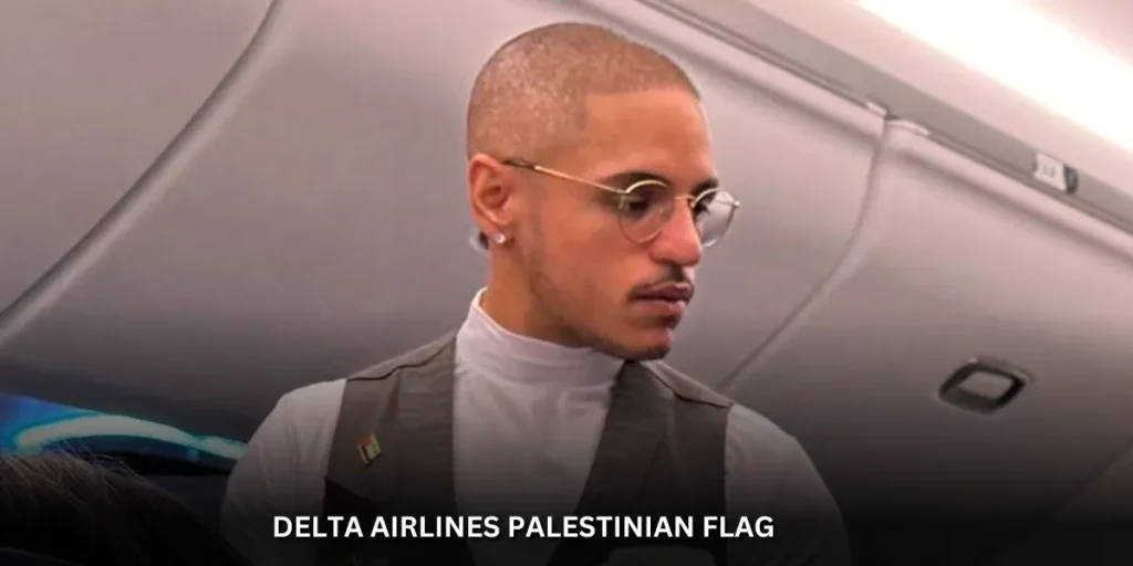 delta airlines palestinian flag