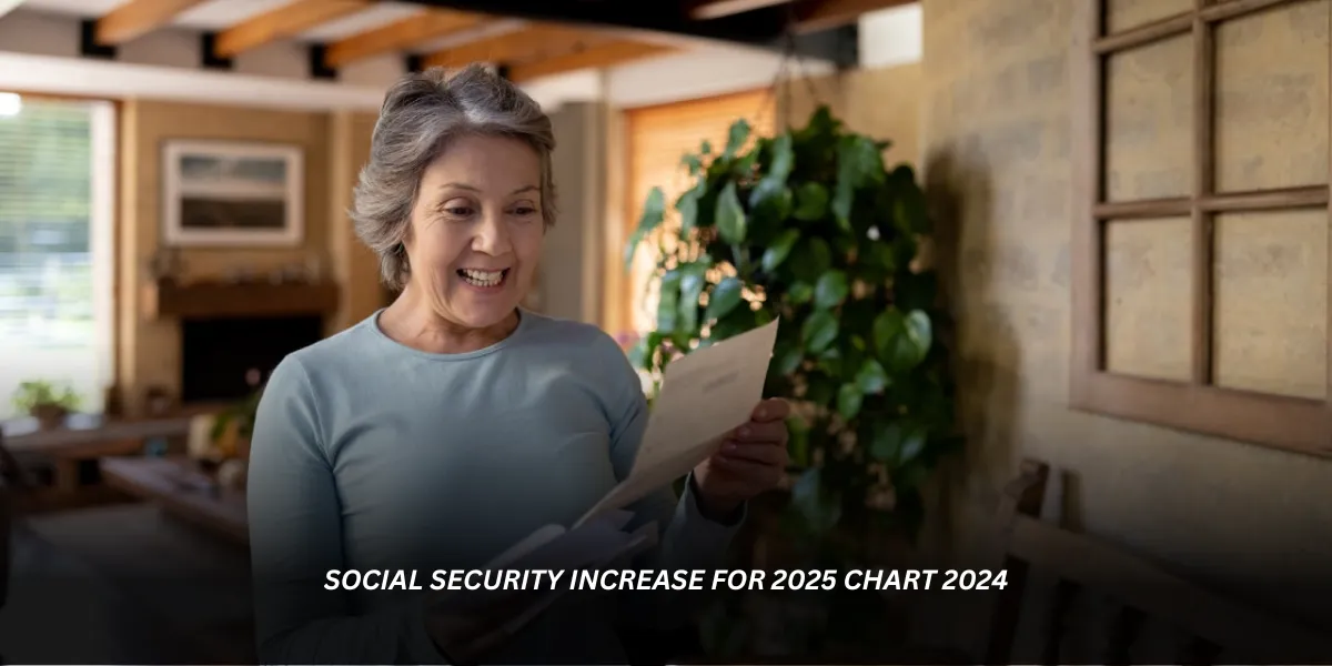 social security increase for 2025 chart 2024