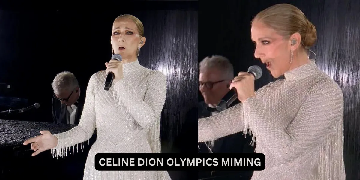 celine dion olympics miming