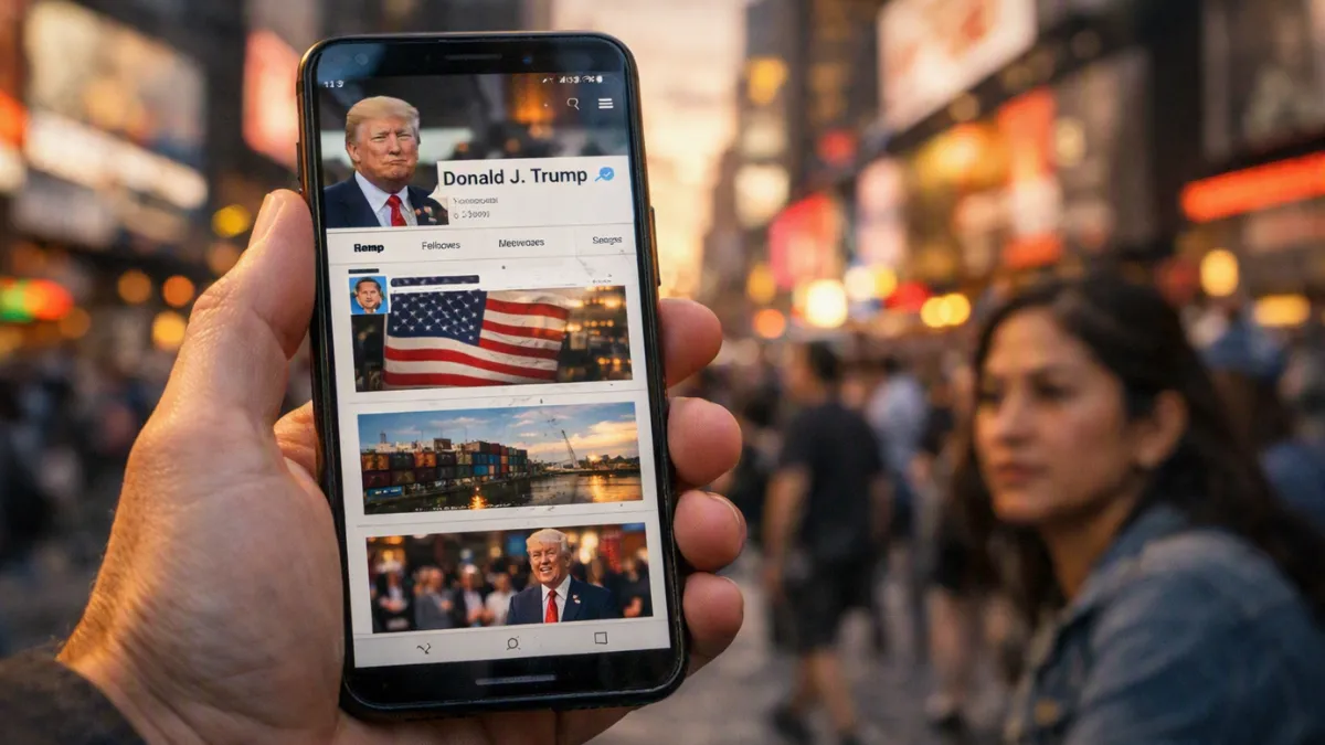Trump's Social Media Account Is Rewriting American Political Power Right Now